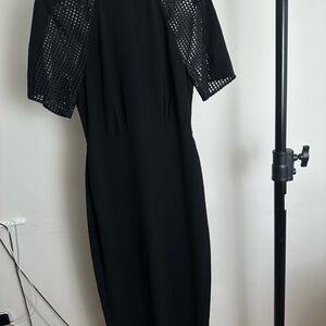 BCBGMaxAzria Black Long Sleeve Dress